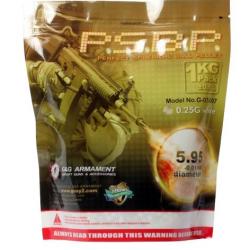 BILLES 0.25G PERFECT EN SACHET DE 1KG "G&G Armament"