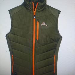 Gilet chauffant hybrid vert Pro hunt ligne Verney Carron