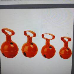 Grelot orange numéro 6 3.3cm