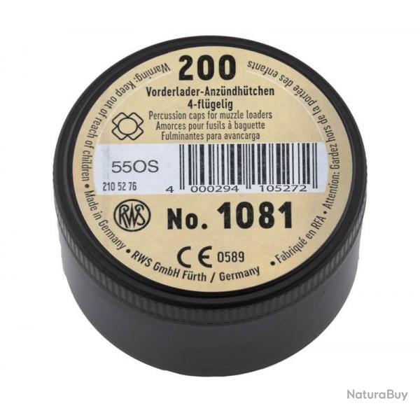 Bote de 200 amorces  ailettes - N1081