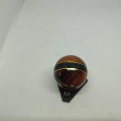 Boule blaser et maral Noyer, laiton, ébène luxe 01