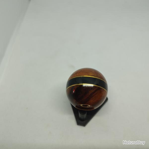 Boule blaser et maral Noyer, laiton, ébène luxe 01