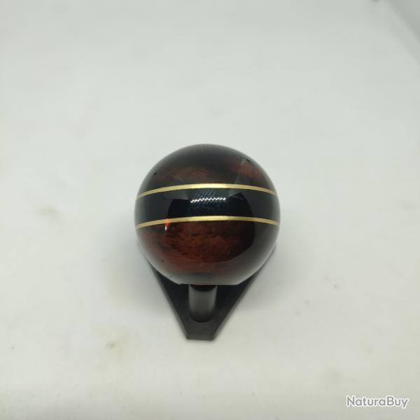 Boule blaser et maral Noyer, laiton, ébène luxe 02
