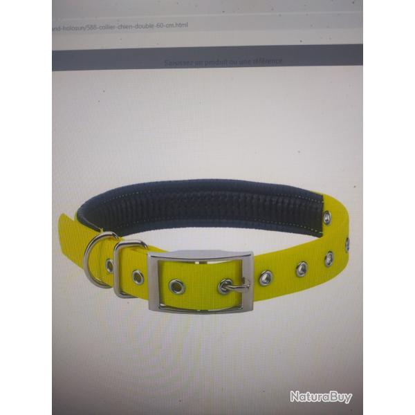 Collier pour chien double 60cm