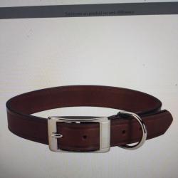 Collier cuir l/xl
