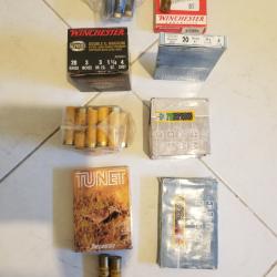 Lot de munitions cal 20.