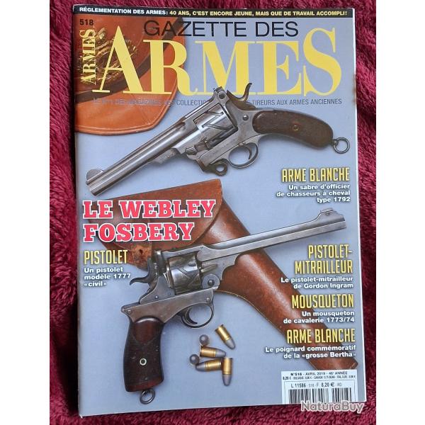 Vends revue gazette des armes N518