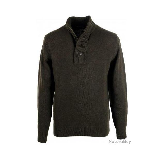 Pull Barbour Patch Half Zip colori Olive Vert M