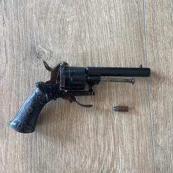 Revolver type LEFAUCHEUX 7mm broche état irréprochable