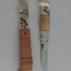 Couteau Marttiini finland bois de renne puukko