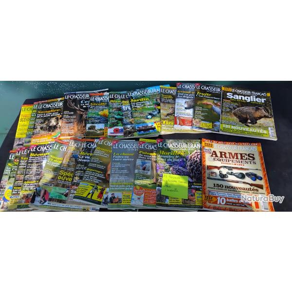 Vend 24 REVUES LE CHASSEUR FRANAIS