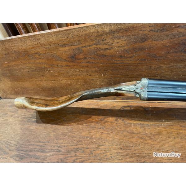 RARE Fusil Juxtapos Crosse Borgne A.Chapu Calibre 12/70