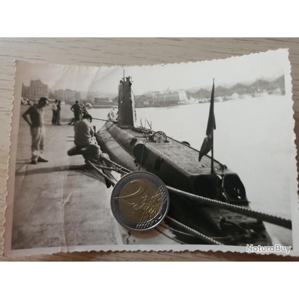 Photo sous marin   quai 1967. Marine