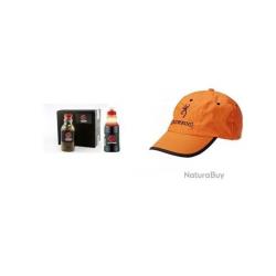 Pack BLACKFIRE original par 6  : 3 goudrons + 3 sels - Spécial sanglier +Casquette winchester orange