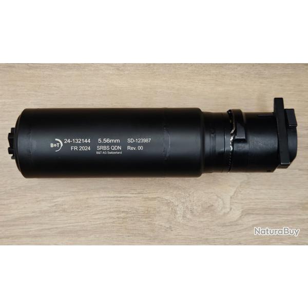 Rducteur de son Brugger & Thomet - Silencieux -  SRBS QD - Double flux - Cal. 5,56x45 - Neuf !