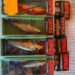 Lot de 4 rappelas neufs plongeants : 3 CD5 et 1 CD3