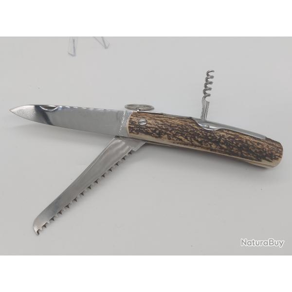 Mongin couteau chasseur 3 pices 12cm cerf style hemingway
