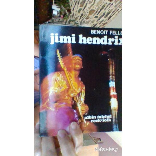 Jimi Hendrix par Benoit Feller - Albin Michel et Rock and Folk -