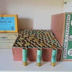 LOT DE CHARGEMENT COLLECTOR CAL.20 ANCIEN MANUFRANCE , GEVELOT ,CARTOUCHERIE FRANCAISE