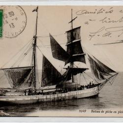 CPA- Marine - Bateau de p&ecirc;che en pleine Mer N&deg;4027