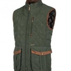 GILET BALENO MATELASSÉ OLIVE FONCÉ