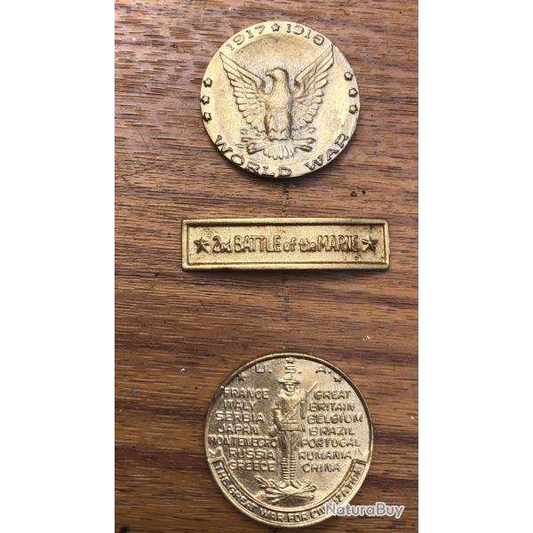 insert en mtal 1917/1918 pour Plaquette COLT 45 1911 A1 US USA ww1 ww2