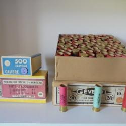LOT DE CHARGEMENT COLLECTOR CAL.20 ANCIEN  , GEVELOT , MGM (COLLECTION)