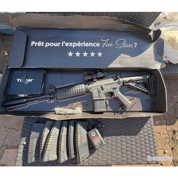 Airsoft aeg m4 major two pro titan