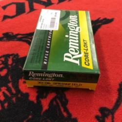 Balles 30-06 sprg Remington core lokt 220 gr