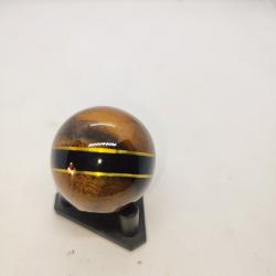Boule blaser et maral Noyer, laiton, ébène luxe 04