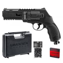 Pack revolver Umarex T4E TR50 gen2 calibre .50 noir (13J)