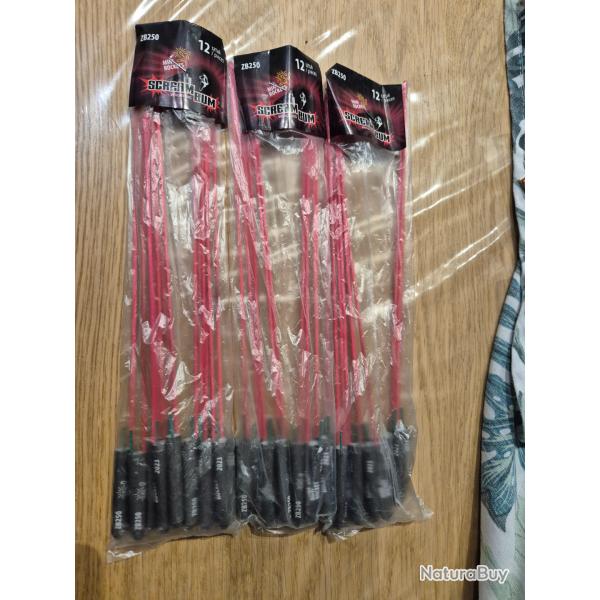 Lot de 3 x 12 Fuse Polonaise Zb250 Scream Bum Neuf 36 fuses