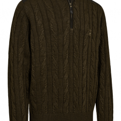 Pull demi zip Randall kaki DEERHUNTER