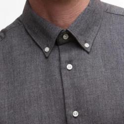 Chemise Barbour Tamish Regular Herringbone colori Gris
