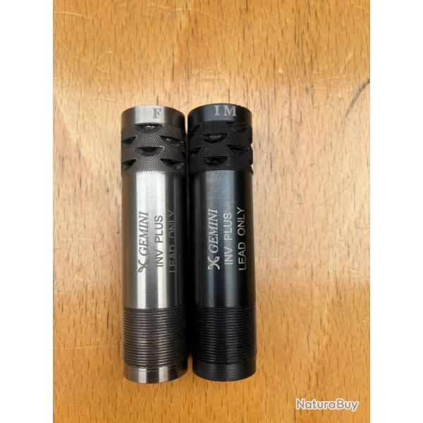 Chokes gemini invector + 3/4 et FULL