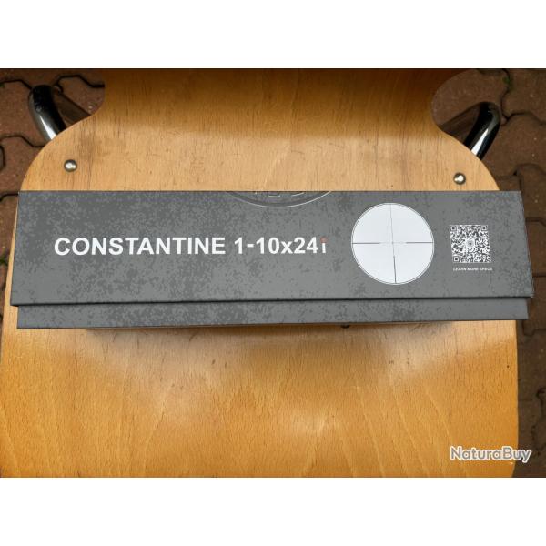 Lunette de battue Vector optique constantine 1-10X24 rticule lumineux + colliers de montage