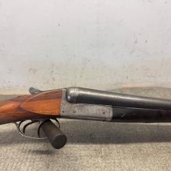 FUSIL JUXTAPOSE ARTISANAL BELGE CALIBRE 12/70 - 1 sans prix de réserve