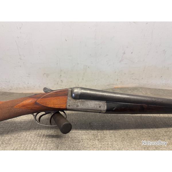 FUSIL JUXTAPOSE ARTISANAL BELGE CALIBRE 12/70 - 1 sans prix de rserve