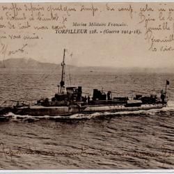 CPA - Marine  Militaire Fran&ccedil;aise - TORPILLEUR  ( Guerre 1914-1918 )- N&deg;4049