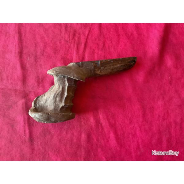 Crosse de pistolet en bois, pas de prix de rserve
