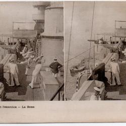 CPA - Marine  Militaire  - Pendant l'exercice - La Boxe - N&deg;4050