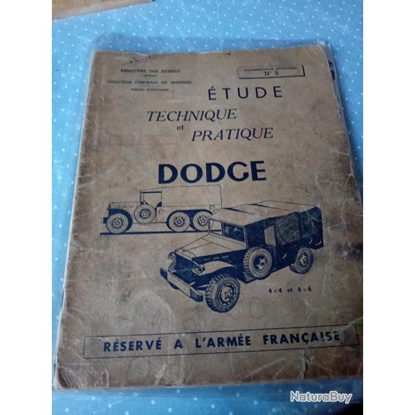 tude Technique et Pratique des DODGE document N 9