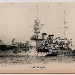 CPA - MARINE DE GUERRE  - " Le BOUVINES " - Cuirassé - N°4056