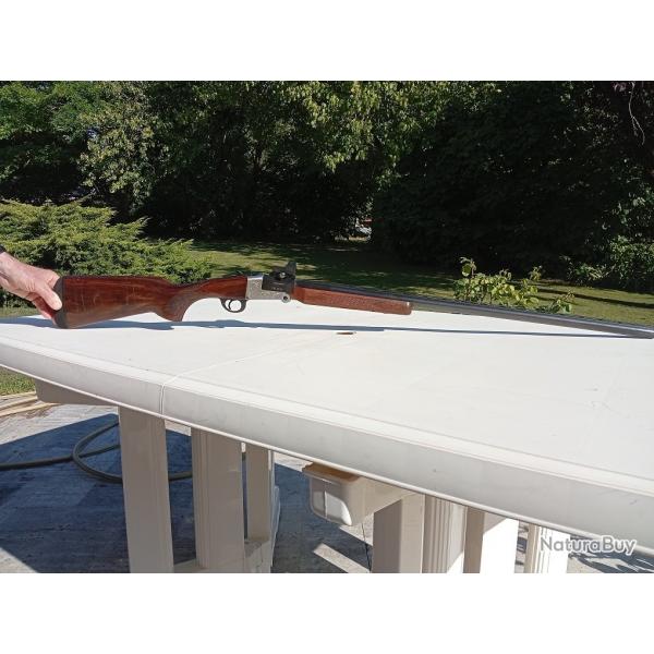 fusil monocanon INVESTARM 12/76 longueur canon 81cm anne 2013 quip point rouge BURRIS