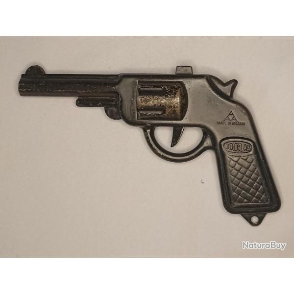 Pistolet jouet ancien en tle DOUGLAS made in Belgium vintage n9