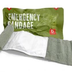Pansement compressif d'urgence - 15 cm - type Israélien sous vide