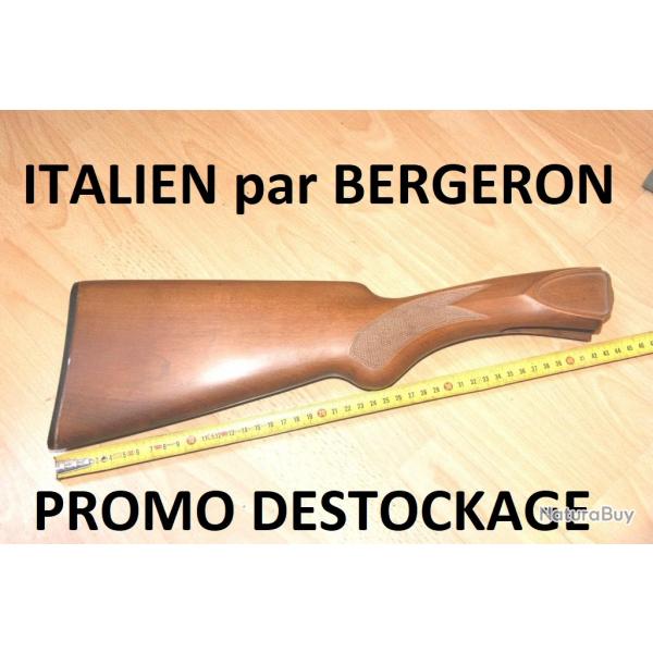 crosse fusil italien par BERGERON logement des contre platines indpendantes - VENDU PAR JEPERCUTE