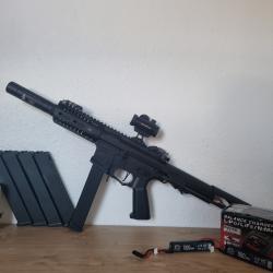 ARP 9 + accessoires (5 chargeurs, silencieux, housse, red dot, batteries....)