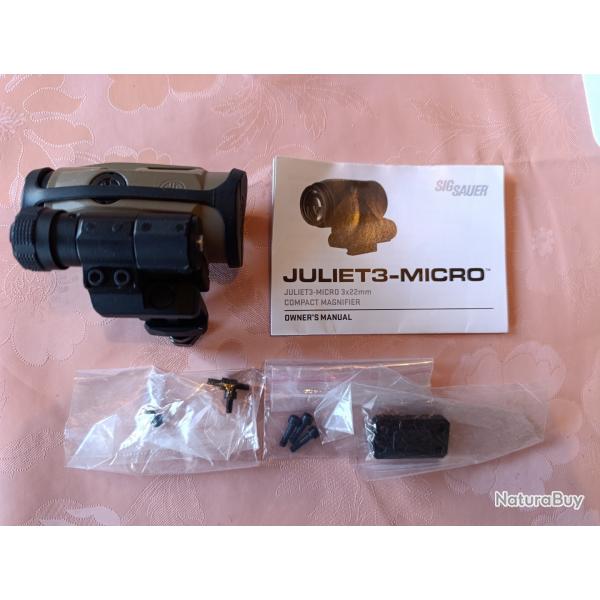 Magnifier Sig Sauer Juliet 3 Micro FDE