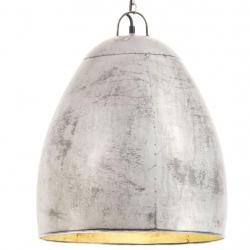 Lampe suspendue industrielle 25 W Argenté Rond 42 cm E27